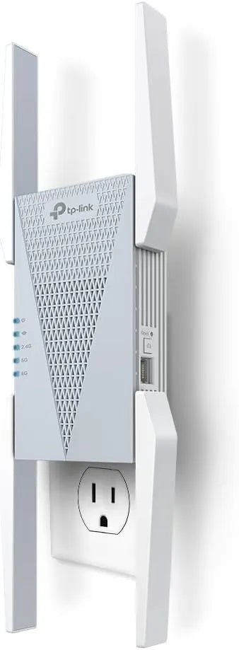 TP-Link RE813XE AXE5400 Wi-Fi 6E Tri-Band Range Extender w/Ethernet Port