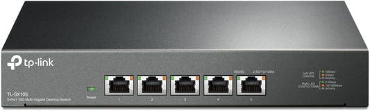 TP-Link TL-SX105, 5 Port 10G/Multi-Gig Unmanaged Ethernet Switch