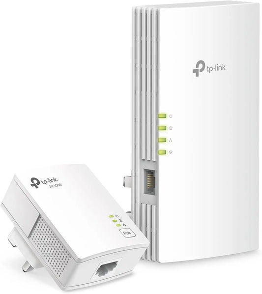 TP-Link AV1000 Powerline Ethernet Adapter+AX1500 Wi-Fi 6 WiFi Extender KIT