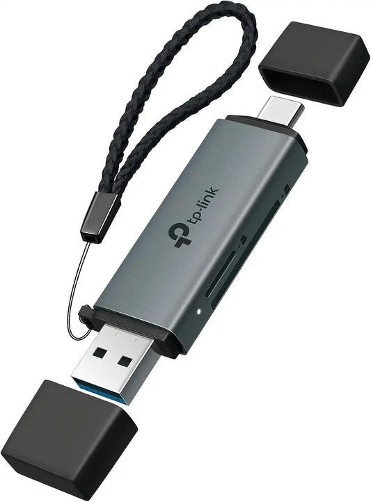 TP-Link SD Card Reader, 2-in-1 USB 3.0 Type-C&A Dual Slot Memory