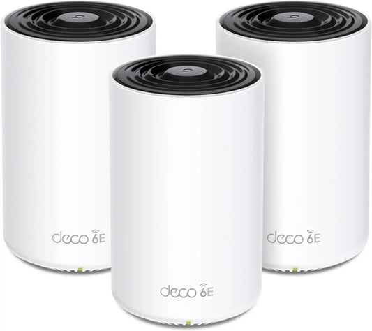 TP-Link Deco XE70 Pro AXE4900 Tri-Band WiFi 6E Mesh WiFi System, 3-Pack