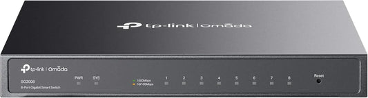 Omada TL-SG2008 V3, 8 Port Gigabit Smart Managed Switch