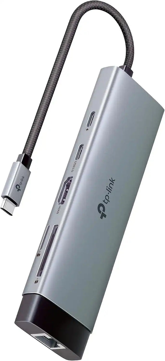 TP-Link USB C Hub 9-in-1 Multiport Adapter (UH9120C) Plug & Play