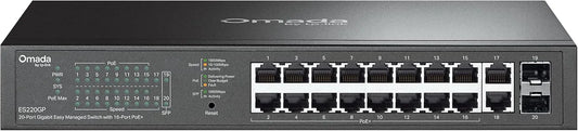 Omada ES220GP, 16 Port Gigabit Easy Managed PoE Switch
