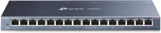 TP-Link TL-SG116, 16 Port Gigabit Unmanaged Ethernet Switch